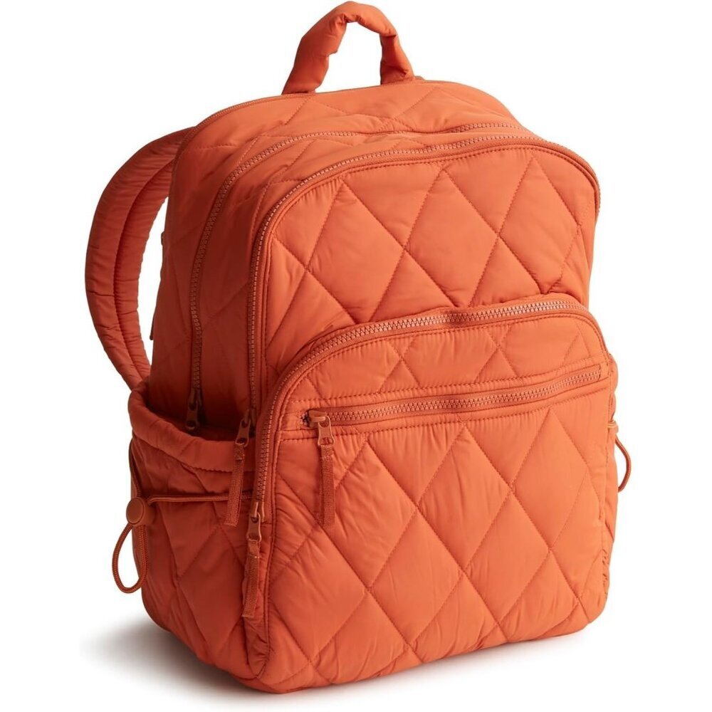 Vera Bradley Orange Quilted Backpack